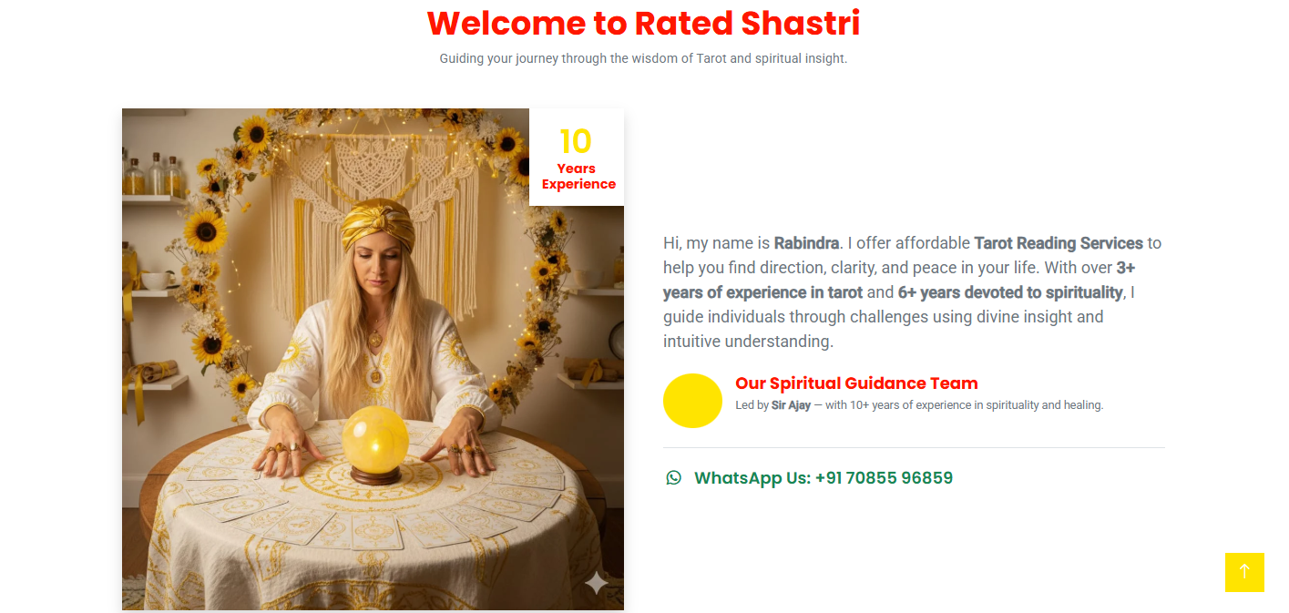 Rated Shastri Astrology Consultation Platform
